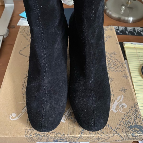 Free People Cecile Ankle Black Suede Boot - Picture 5 of 6